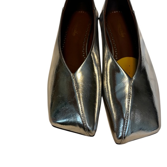 Ballet flats silver square toe - Picture 5 of 6